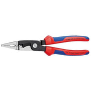 Knipex 13 82 200 Pinza Multiuso 6 in 1 in Acciaio al Cromo-Vanadio Forgiato con Impugnatura PVC Antiscivolo Lunghezza 200 mm colore Blu