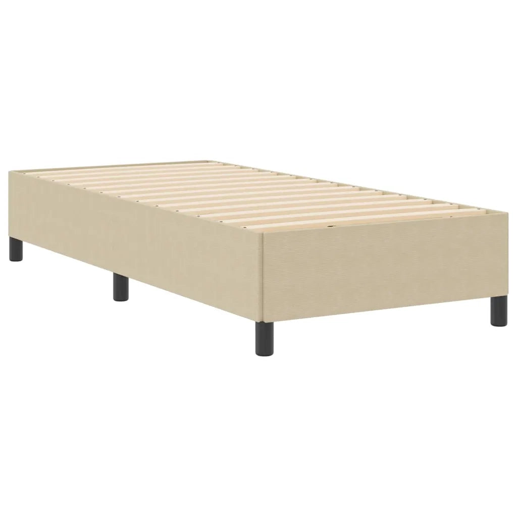 Letto a molle Grigio Verde 100 x 200 cm Tessuto in Cords 42006956