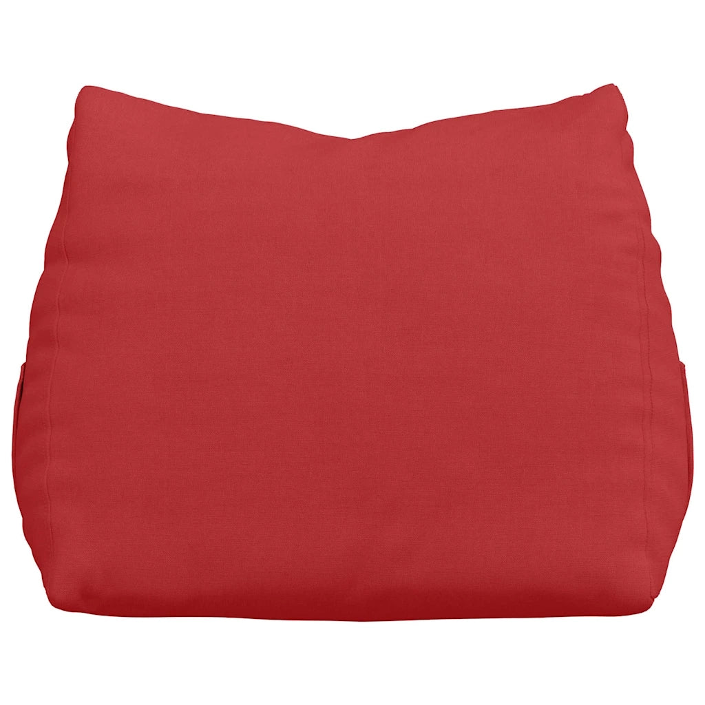 Cuscino per Schiena Rosso 45 x 20 x 35 cm Tessuto 42015014