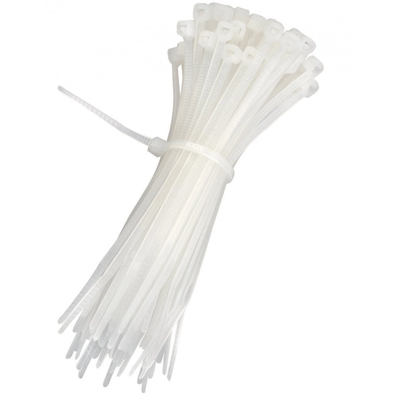 FASCETTA NYLON BIANCO MM.100X2,5