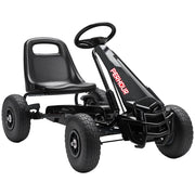 Go-Kart a pedali per bambini ¨C Xylo ¨C sedile regolabile, freno manuale, 110x61x62 cm, nero