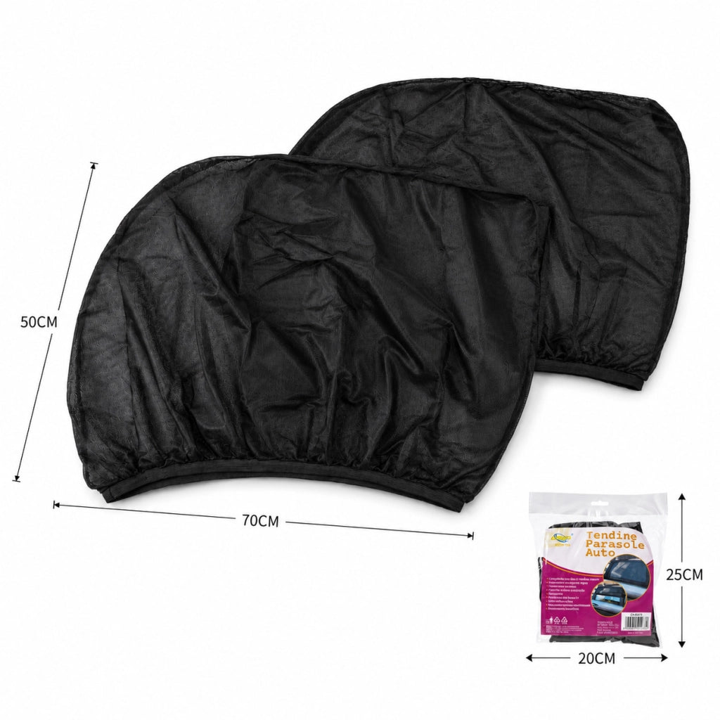 TENDINE PARASOLE AUTO UNIVERSALI RETE OSCURANTE ANTI INSETTI 70x50CM CA-02473