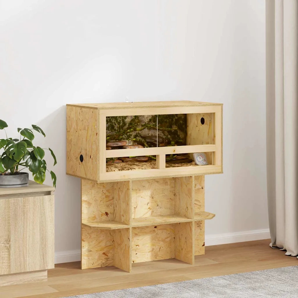 Terrario Marrone 80 x 40 x 40 cm OSB CFW7860057