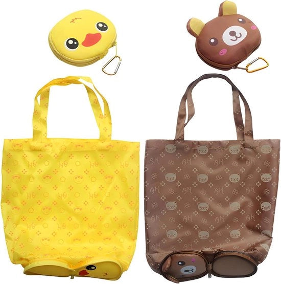 Borse da spesa pieghevoli eleganti - borse da spiaggia per donne - borsa impermeabile da trasporto - borse da spesa riciclabili e trasportabili - borse da spesa lavabili (2 pezzi)