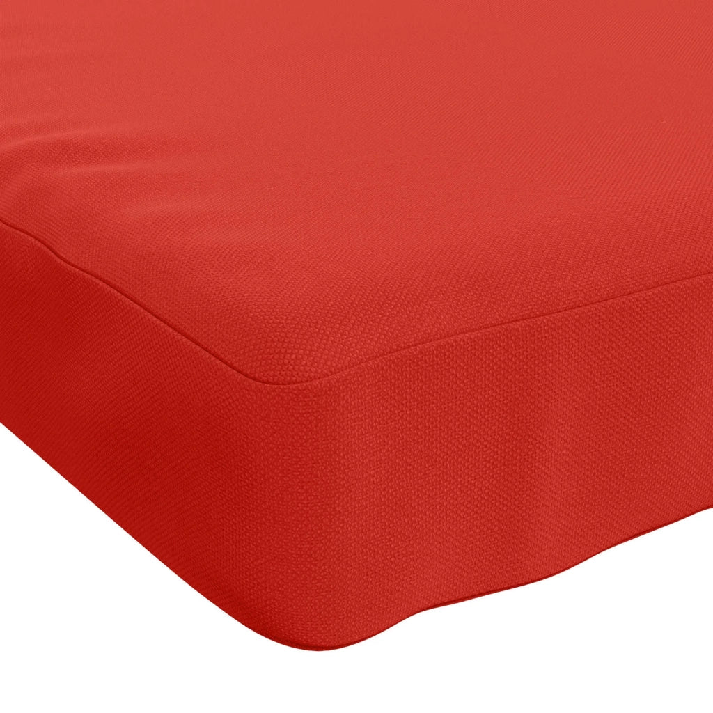 Cuscini per Panchina a 2 Pezzi VUGHT 2 pz 100% Poliestere Rosso 951799