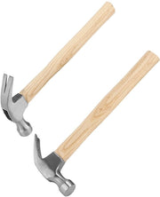 Manubrio in legno per attrezzi da 16 oz - 2 pezzi - Maniglia in acciaio