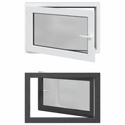 Finestra per Soffitta RISOR 90 x 50 cm PVC e Vetro Antracite CFW6531962