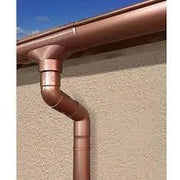 Gronda pvc color rame - colletto re centrale sagomato