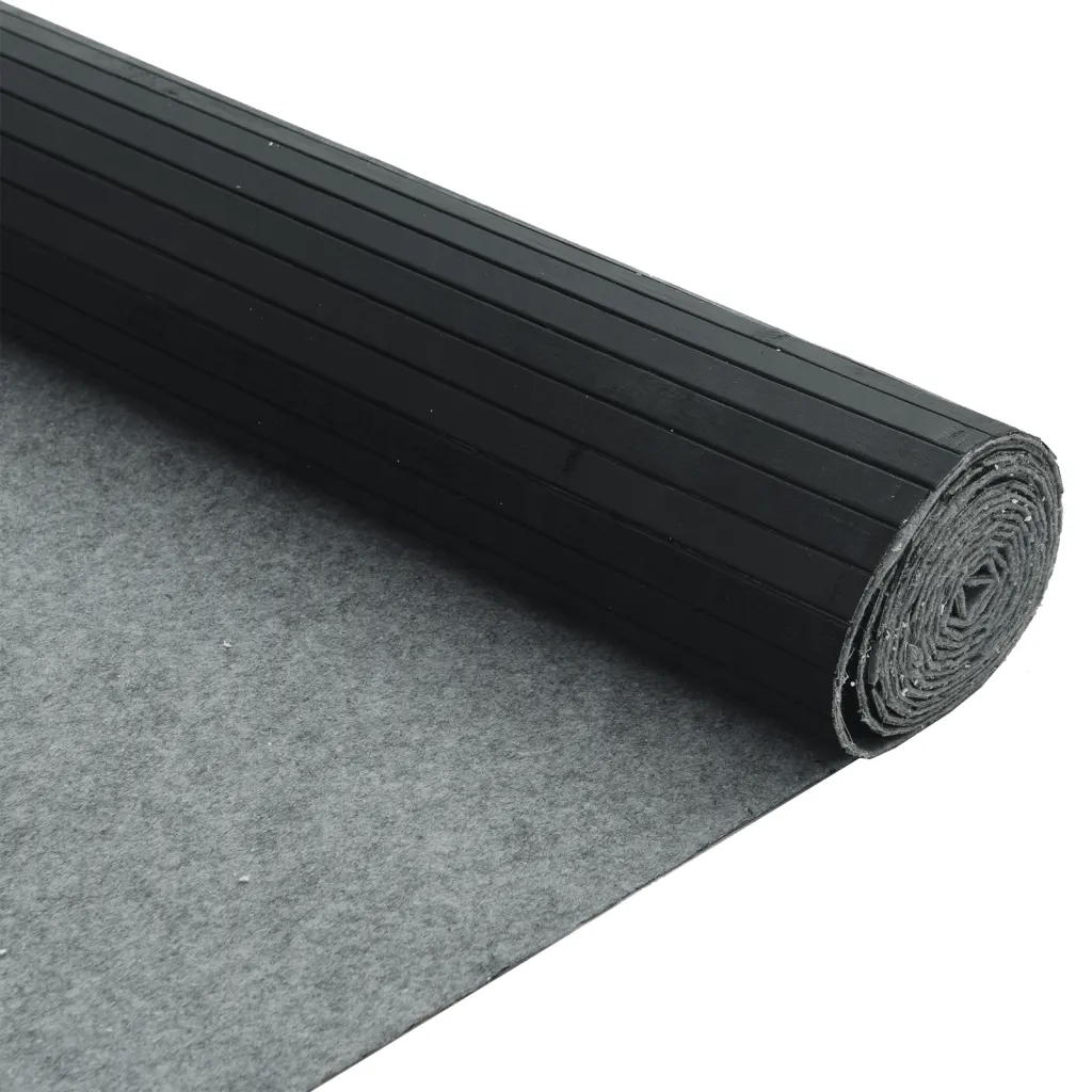 Divisorio Ambienti | Divider per stanze | Paravento Nero Larghezza 600 cm Altezza 165 cm in Bamb¨´