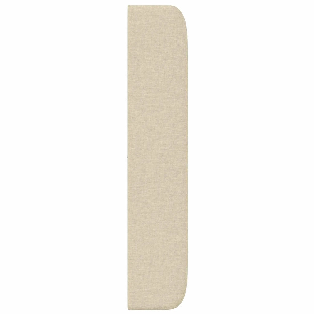 Orecchia della Testata Crema 80 x 16 x 4 cm Tessuto 346601