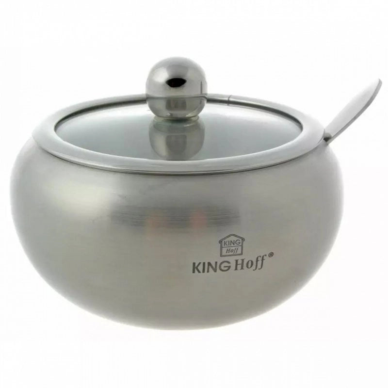 Zuccheriera in acciaio inossidabile con cucchiaio Kinghoff KH-3732