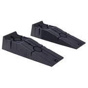 Rampa Portatile 2 Pezzi ¨C Minimal ¨C Nero 91x30x21 cm