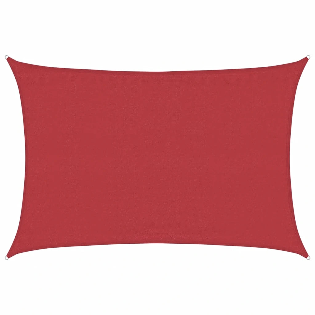 Vela Parasole 160 g/m² Rossa 4x6 m in HDPE 311629