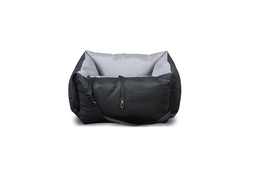 AIO FACTORY Trasportino per auto impermeabile grigio per cani 55x55 cm