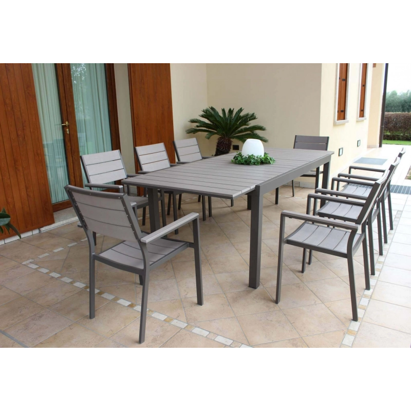 TAVOLO PENTAL 180/240 X 100