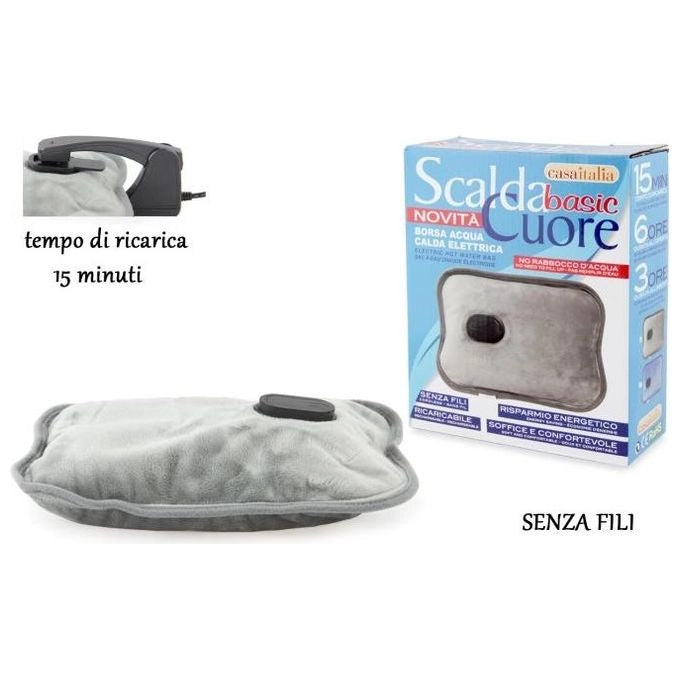 Borsa Acqua Calda Scaldacuore Basic Grigio