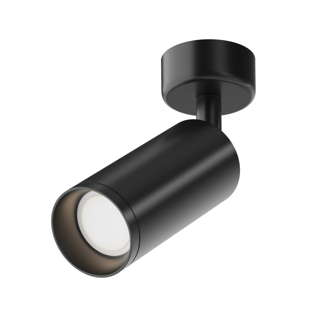 Lampada soffitto Maytoni Focus nera GU10 C017CW-01B