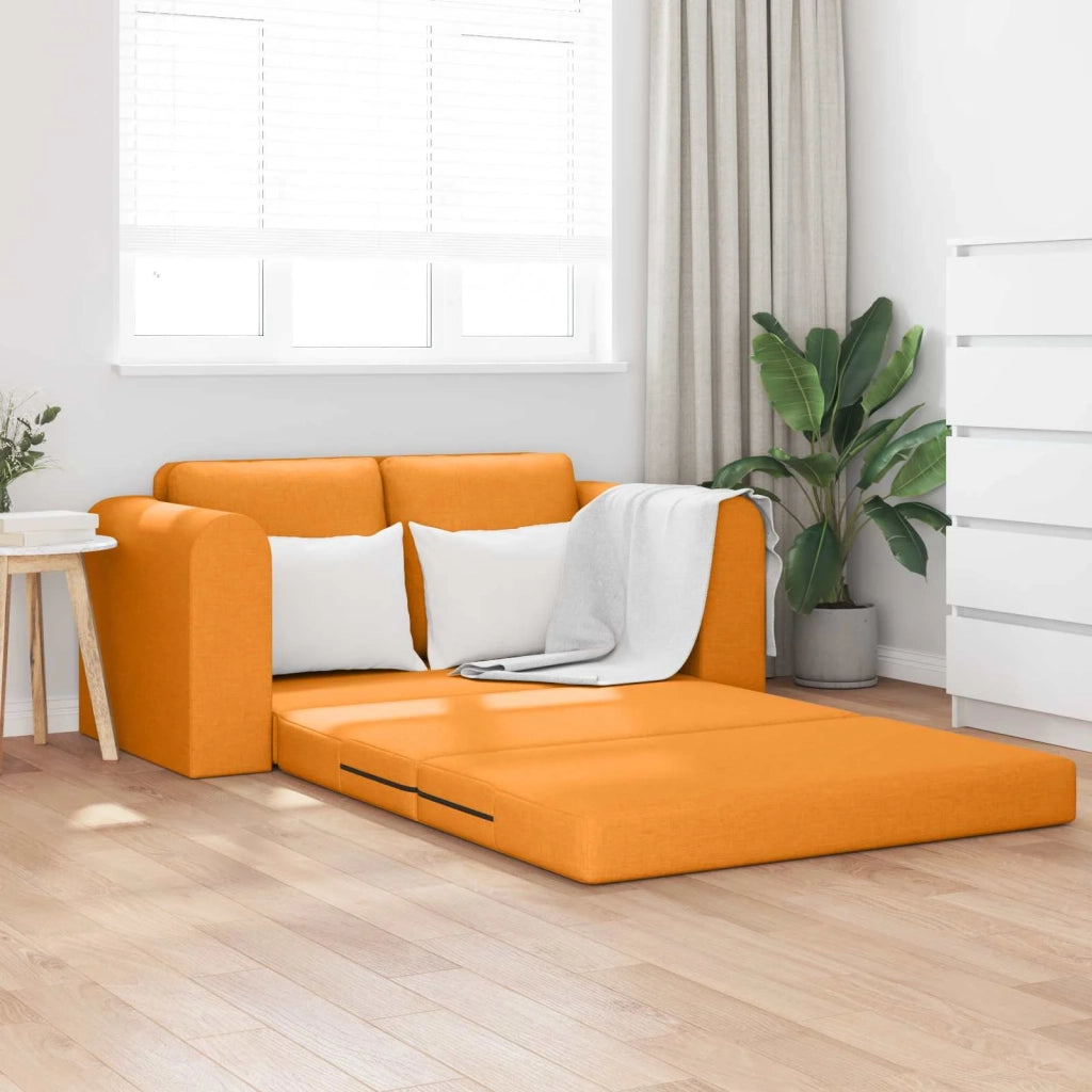 Divano letto | Sof¨¤ letto | Letto singolo 60cm Giallo Scuro Tessuto
