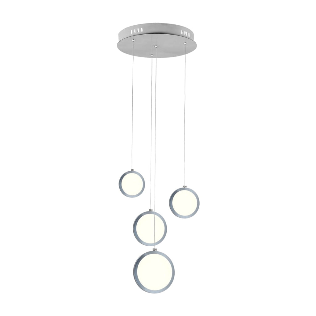 Lampada sospensione Milagro Circolo ML265 LED 29W cromo