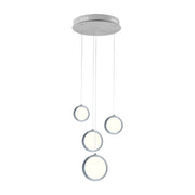 Lampada sospensione Milagro Circolo ML265 LED 29W cromo