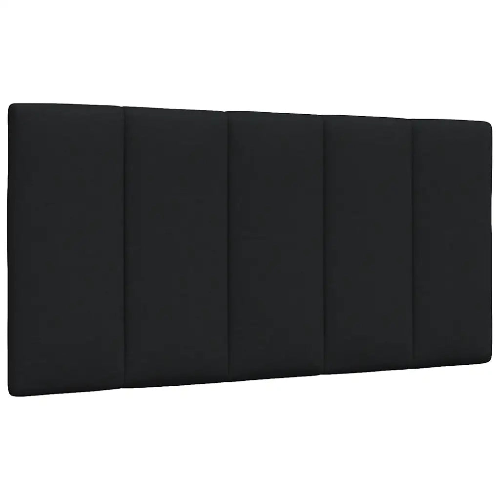Letto con Materasso Hanko Nero 100x200 cm in Tessuto 3310512