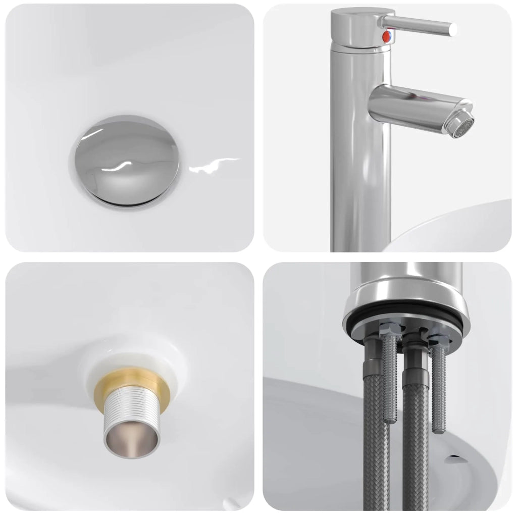 Set di mobili per il bagno 2 pz Rovere Sonoma 3404010