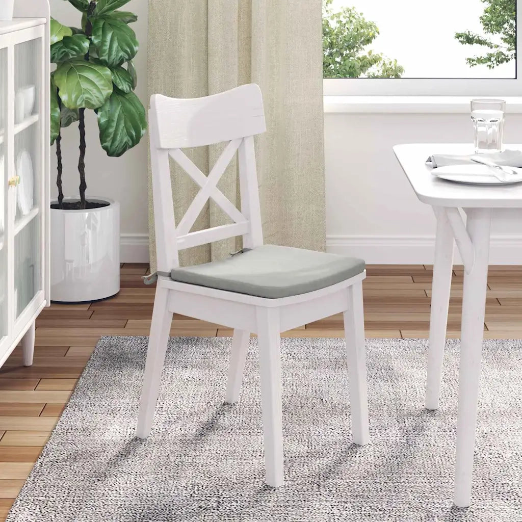 Cuscini per Seduta 4 pcs Grigio chiaro 40 x 40 x 3 cm 42015219