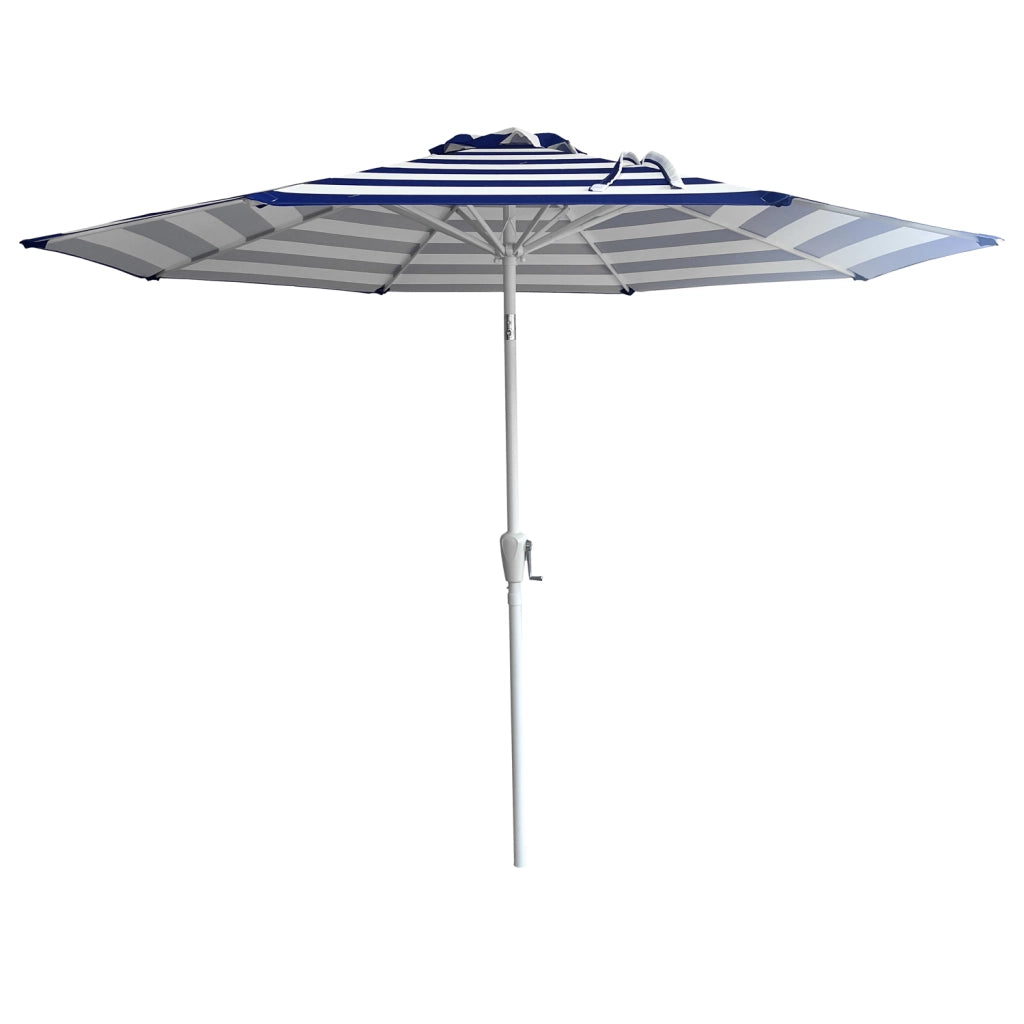 BANDOLOmbrellone rotondo diritto diametro 2,70 m con strisce blu