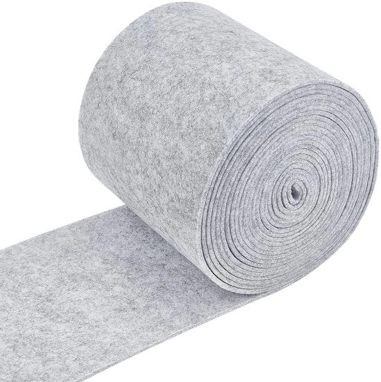 Vilten Stoffa 6 m x 14 cm - Veloce Tessuto - Artigianato - Fai da Te - Patchwork - 3 mm Spesso - Materiale Sostenibile - Velluto