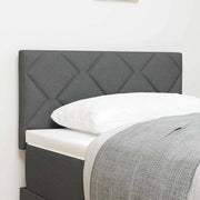 Testiera con luci a strisce a LED-Testata Grigio 80 cm Tessuto