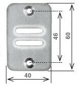 Guida cinghia verticale in nylon per omega