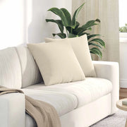 Cuscini da Divano 2 pcs Beige 50 x 50 cm Tessuto 42013988