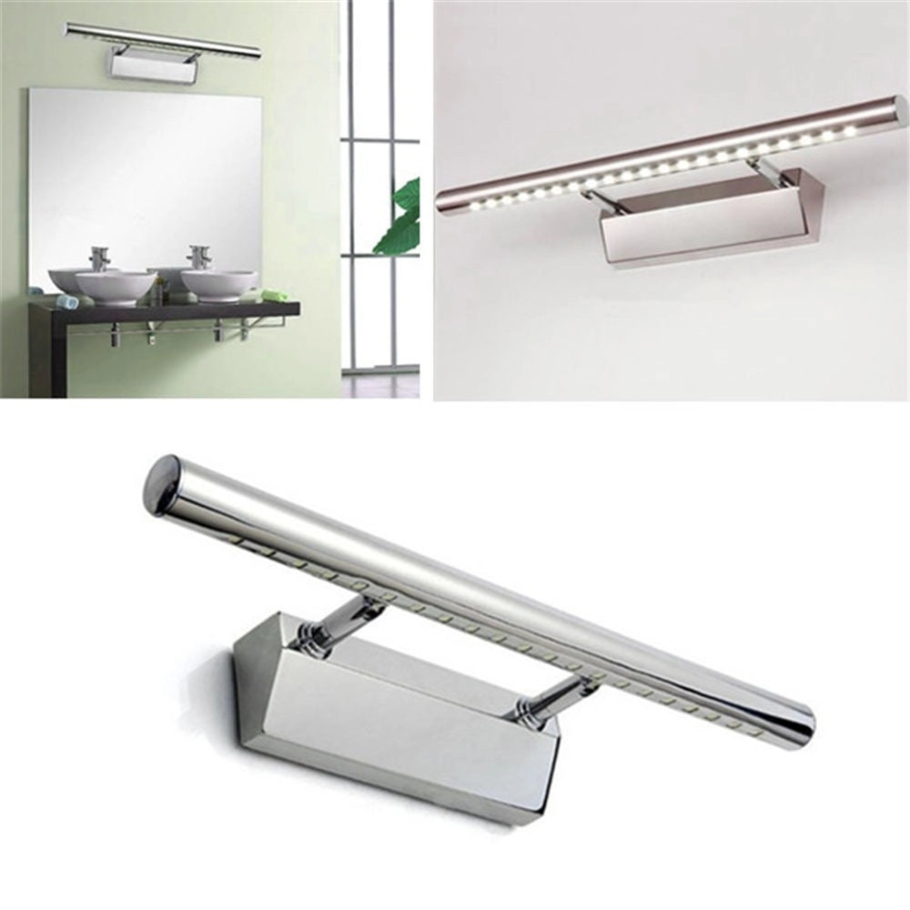 Trade Shop - Applique Lampada Per Specchio Bagno Da Parete Con 21 Led Luce Bianco Freddo -