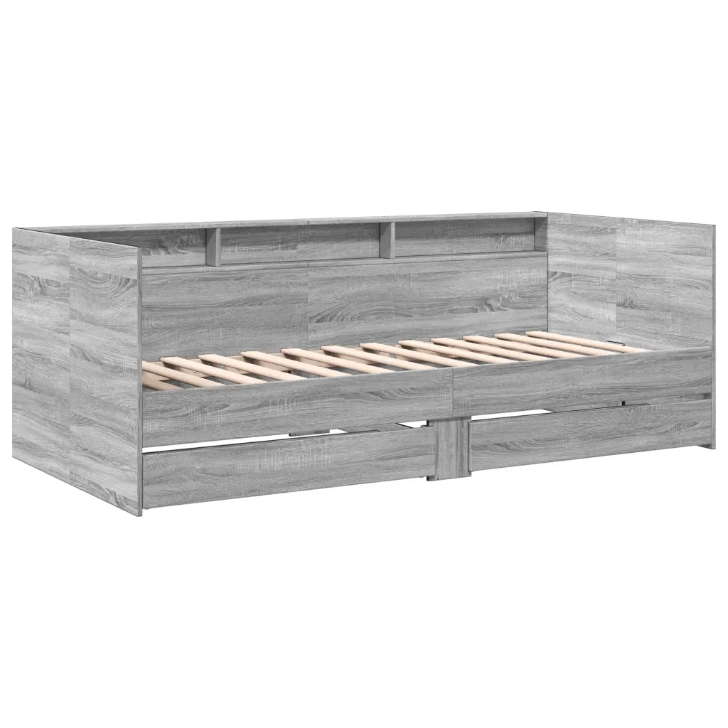 Divano Letto con Cassetti senza Materasso 90x190 cm