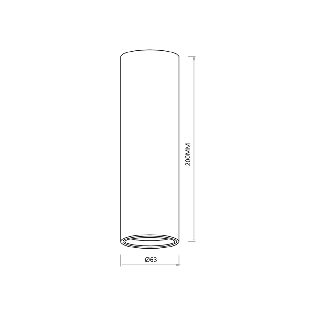 Spot da soffitto oro tondo 20cm GU10 8W Genesis Milagro