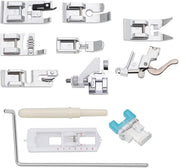 Set di Pedali per Macchina da Cucire Universale - 12 Pezzi - Completo e Versatile - Argento - Adatto per Diverse Macchine da Cucire - Ideale per - 

Modello: 
Specifica: Completo e Versatile 
Pezzi: 12 
Materiale: Argento