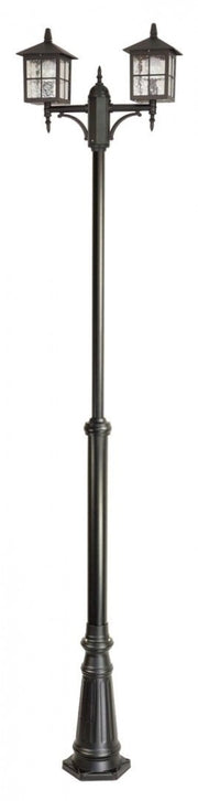 Lanterna da giardino Wenecja 280cm 2xE27 nera IP43