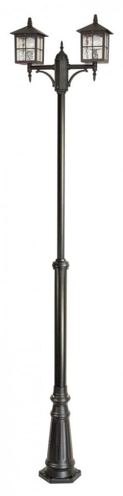 Lanterna da giardino Wenecja 280cm 2xE27 nera IP43