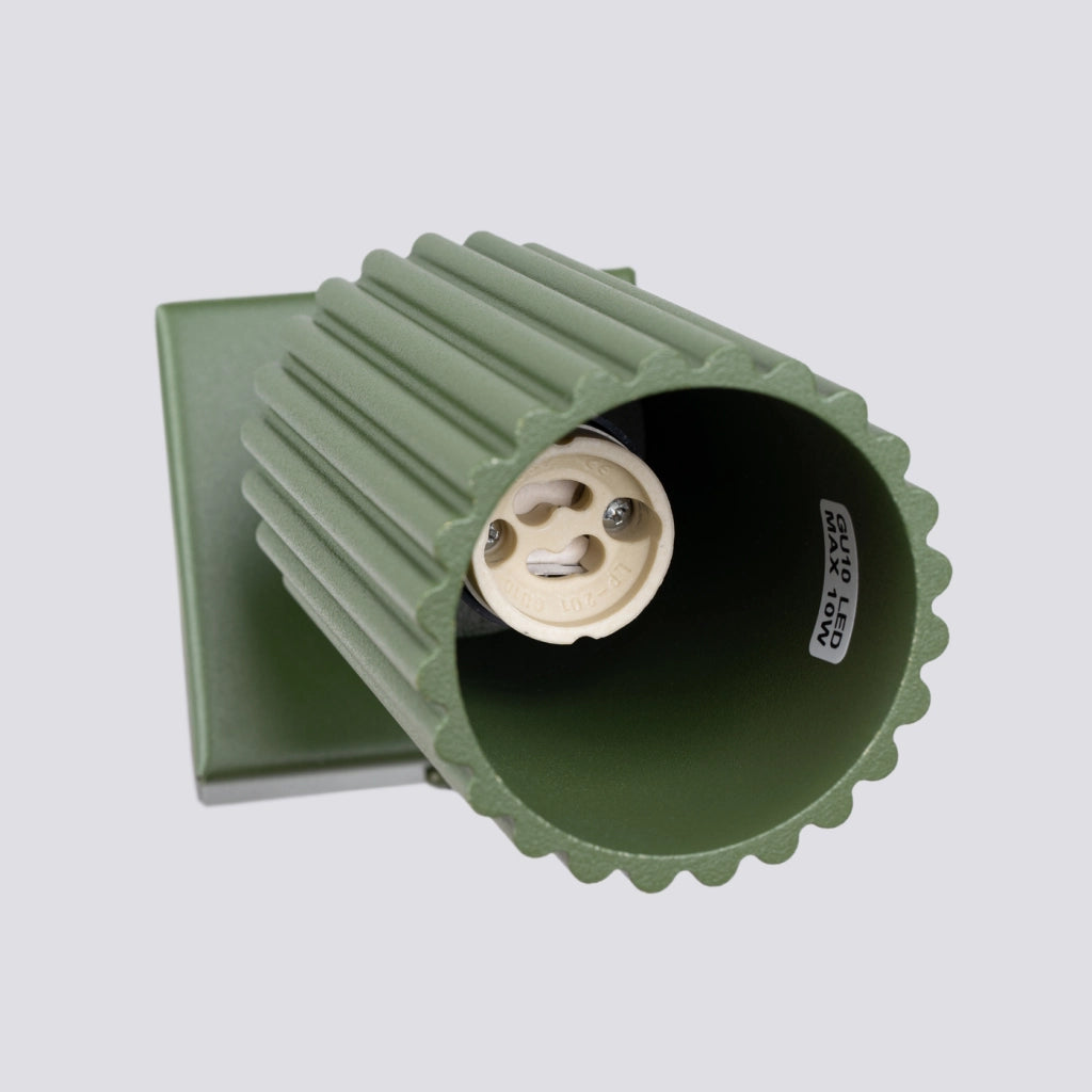 Lampada da parete KARBON verde oliva