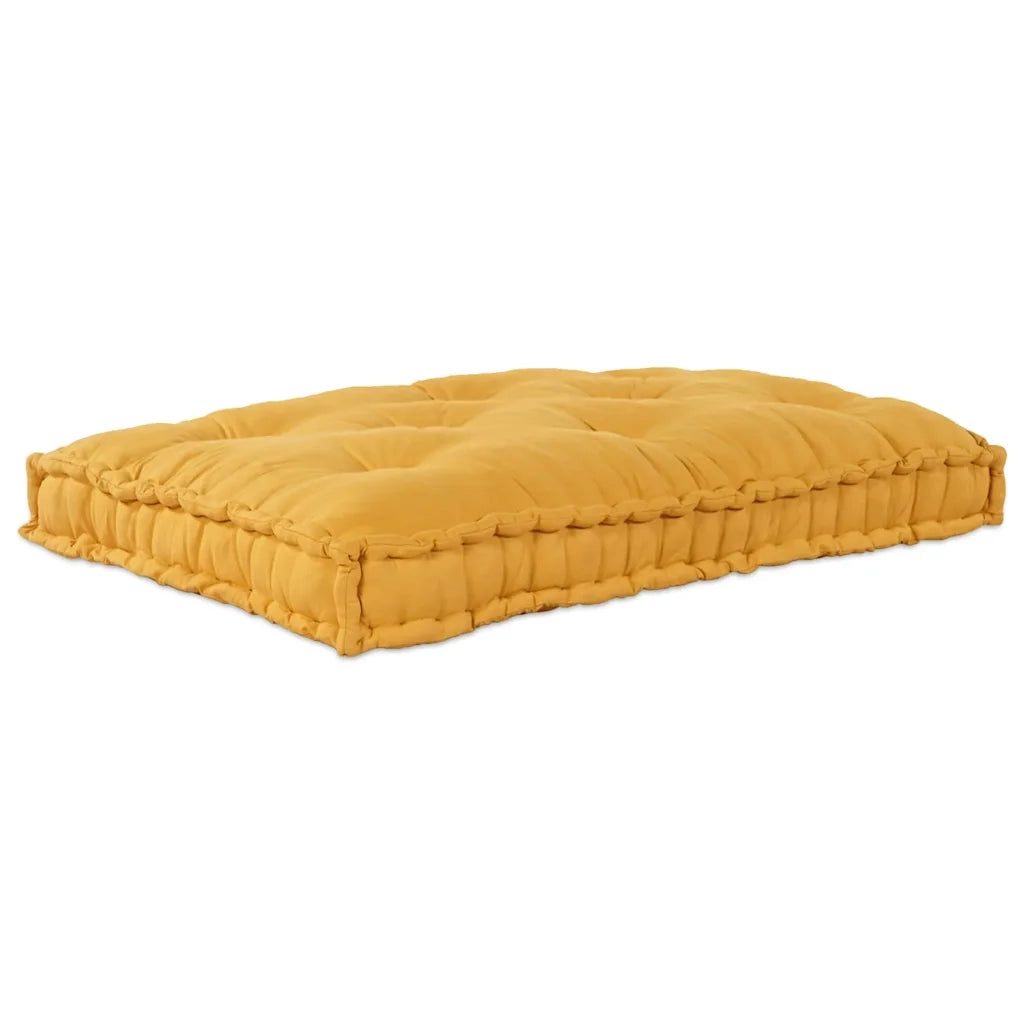 Cuscino per Divano Pallet Giallo 120 x 80 x 12 cm Tessuto 4019094