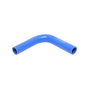 Tubo curvato in silicone a 90 gradi con inserto in tessuto, dimensioni 32x200x200 mm