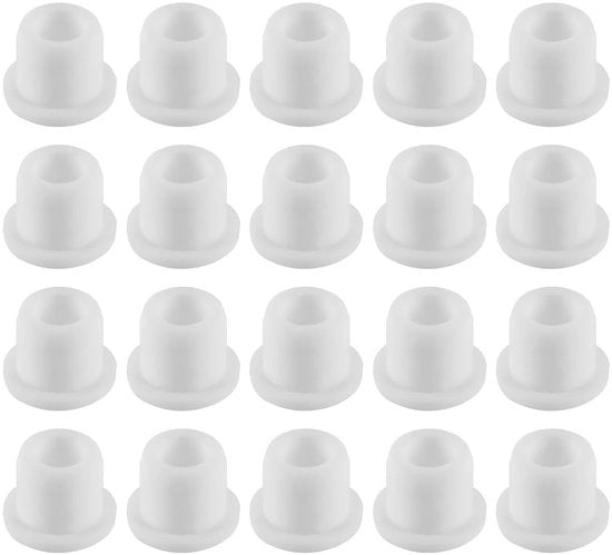 Gomme per fori 20 pezzi - Impermeabili - Resistente a temperature fino a 250 °C - Resistente alla corrosione - Idoneo per fori di 12 mm - Per chiusura di tubi - Stopper in gomma