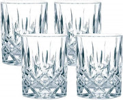 Set di quattro bicchieri da whisky trasparenti - 1 pezzo