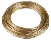 CAVETTO STENDIBIANCHERIA OTTONE PLASTIFICATO  Ø mm. 5 - mt. 100
