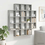 Scaffale da parete Grigio Cemento 100 x 13 x 100 cm 8012247