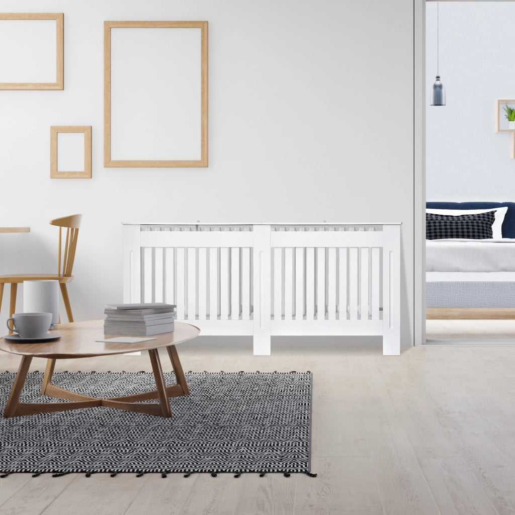 Copritermosifone MDF ¨C Xylo ¨C Bianco 172x19x81 cm