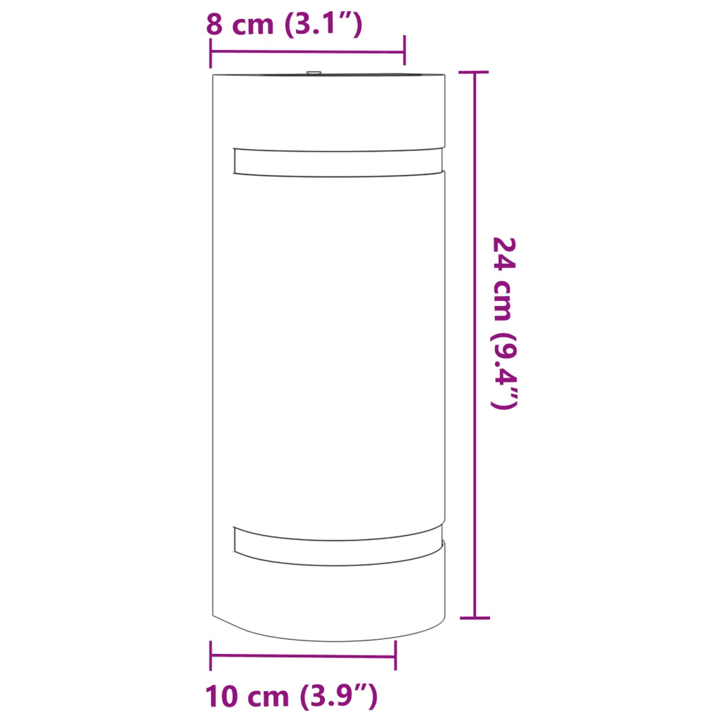 Applique per Esterni Nera in Alluminio Pressofuso 4006331