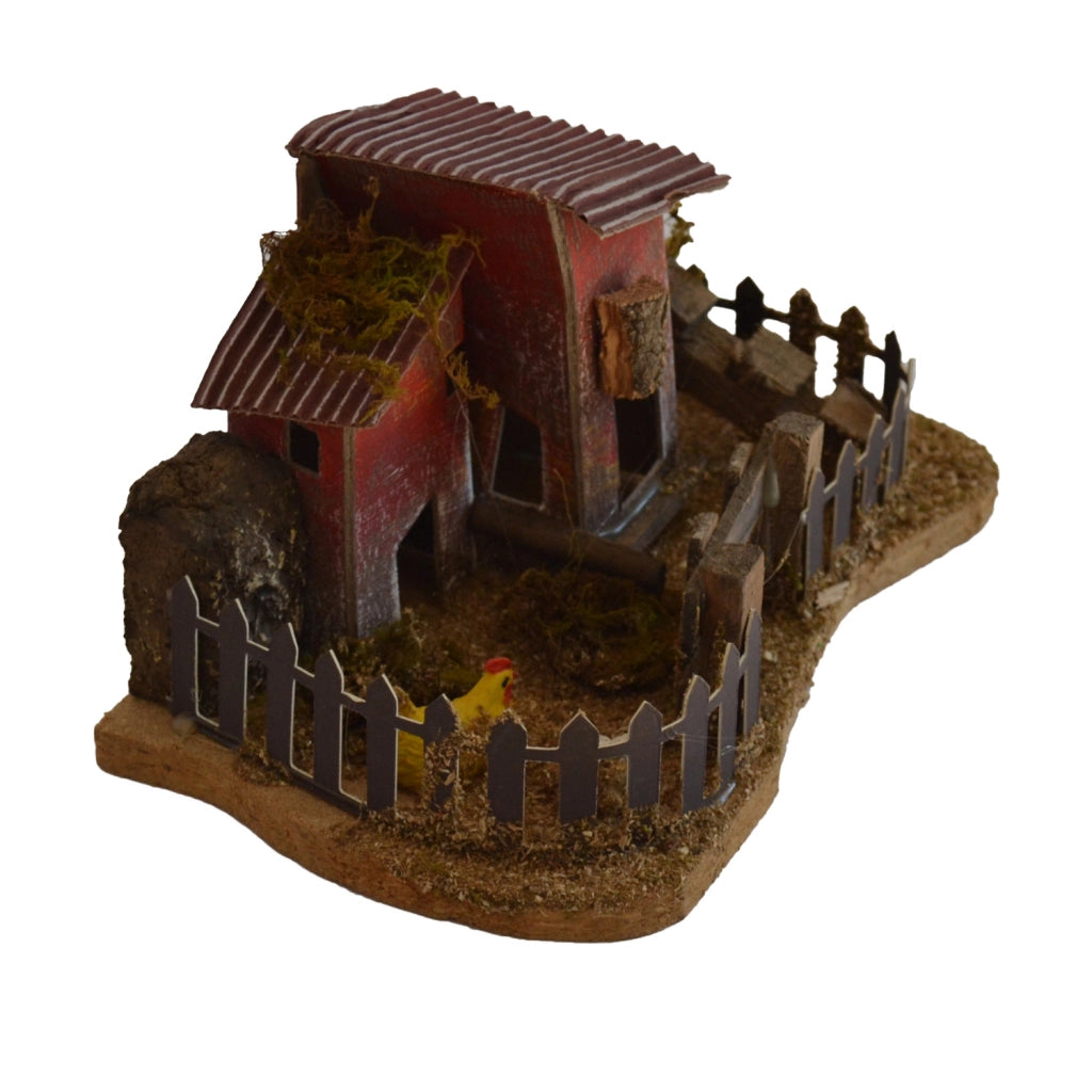 AMBIENTAZIONI CORTILE PRESEPE 20X10X13CM
