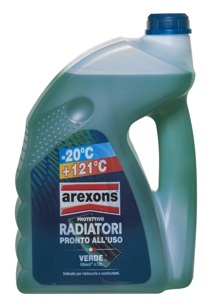 Liquido Radiatori Pronto All Uso Verde Arexons 4,5 l
