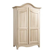 Armadio classico 2 porte legno grezzo 125x61x200 (922) - Mobili 2G